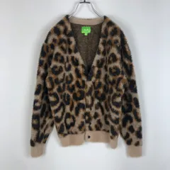 【中古品】HUF ハフ LEOPARD CARDIGAN レオパード カーディガン トップス ヒョウ柄 【142-260131-ko-16-tei】