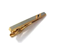 YVESSAINTLAURENT イヴサンローラン ネクタイピン タイクリップ アクセサリー ビジネス 紳士 メンズ ゴールド系×シルバー系 DL7440