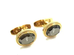 ■美品■ YVESSAINTLAURENT イヴサンローラン ヴィンテージ カフスボタン カフリンクス アクセサリー ビジネス ゴールド系 DL4608