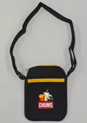【中古】バッグ [単品] CHUMS ミニショルダーバッグ ブラック 「マクドナルドの福袋2023」
