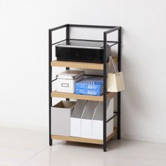 5 段式大型ラック 高さ調整可能 ネジ不要で簡単組立 耐荷重100kg