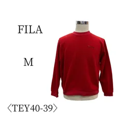 FILA フィラ 赤 長袖 フリースジャケット M