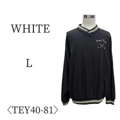 ★美品 WHITE ホワイト 黒 長袖 トップスその他 L