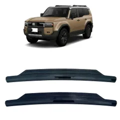 人気商品★24年式トヨタ プラド専用 後バンパーロアガーニッシュLC250用 尾箱保護装飾シール 鋼琴ブラック・カーボン調から選べる MQP131Q055のサムネイル