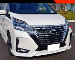 人気商品★Serena C27前後期専用 エンジンフード装飾バー ABS電鍍仕上げ 1枚セット｜簡単取り付け・車両の外観向上に最適 MQP131Q325
