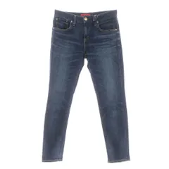 【中古】レッドカード RED CARD ストレッチ コットンポリエステル ジーンズ デニムパンツ ネイビー【サイズ24】【レディース】