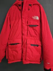 THE NORTH FACE ザノースフェイス レッド オールドスクール ヘビーダウン 100サイズ 出品