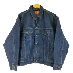 リーバイス Levis 70417 裏地チェック柄 デニムジャケット メンズ JPN：S 