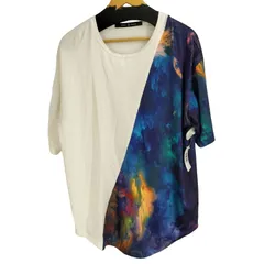 ノーアイディーブラック NO ID.BLACK クラウドパターン切替ルーズT メンズ ONE SIZE 