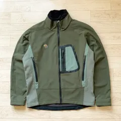 ヴィンテージ マウンテンハードウェア オリーブ グリーン ソフトシェル ジャケット