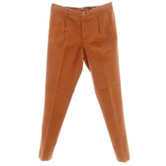 【新品】インコテックス INCOTEX TAPERED FIT ストレッチコットン カジュアルスラックスパンツ オレンジブラウン【サイズ48】【メンズ】