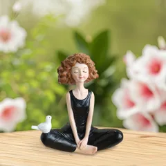 新品未使用 黒人女性用ピース ヨガ瞑想ゲストミステリーワインセット ホームデコレーション