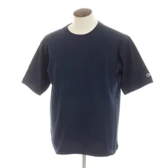 【中古】チャンピオン Champion コットン系 リバースウィーブ クルーネック 半袖Ｔシャツ ネイビー【サイズL】【メンズ】