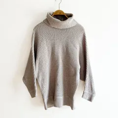 SUREVE シュリーブ タートルネック ニットセーター ドルマンスリーブ Lサイズ 送料無料