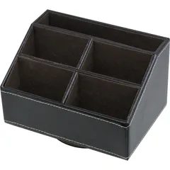 トレードワン(TRADE ONE) リモコンラック デスクオーガナイザー 収納ケース マルチラック 回転式 小物入れ 幅20.5×奥行14.8×高さ13.5cm デスク収納 30484 [1)回転ラック360]