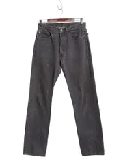 80s USA製 ★ リーバイス 501 先染め ブラック デニム パンツ メンズ 31 32 / ヴィンテージ ジーンズ ジーパン ストレート ボタンフライ 黒