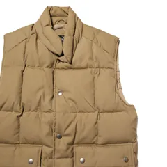 デッドストック? 70's 80's Aberdeen ポリ コットン キルティング ダウン ベスト (S) タン系 ダウン×フェザー70年代 旧タグ オールド アメリカ古着 USED ビンテージ ヴィンテージ