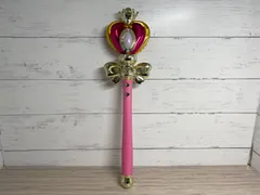 ■送料込み レア ボタンハート型 美少女戦士セーラームーン スパイラルハートムーンロッド インテリア USA購入品■