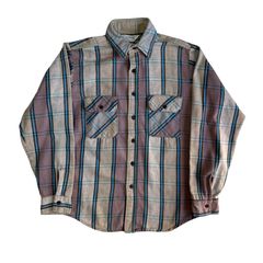 90s Patagonia パタゴニア ヘビーフランネルシャツ サニーストライプ