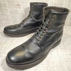 s*i様 JILIUS バックジップ レースアップ ブーツ ブラック - メルカリ