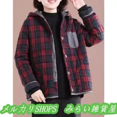 ジャケット レディース ブルゾン チェック柄 厚手 ジャンパー 冬 アウター5555