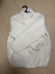 フリース 白色