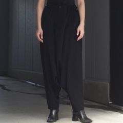 ヨウジヤマモトプールオム19SS サルエルバルーンカラスパンツ - メルカリ