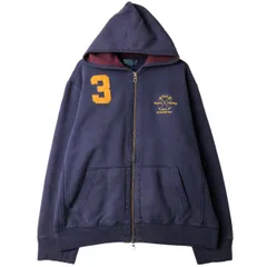 古着 ラルフローレン Ralph Lauren POLO by Ralph Lauren スウェットフルジップパーカー メンズXXL相当/eaa611261