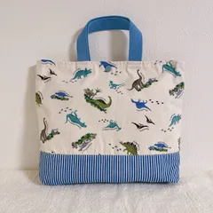 B5ぴったり おどうぐ袋 【ダイナソー】 ミニレッスンバッグ