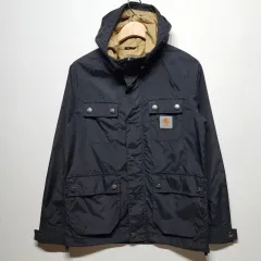 Carhartt カーハート マルチポケット フーディー ジャケット ブラックS