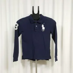 ポロ カラーTシャツ キッズ 10-12歳 ネイビー