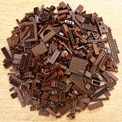 レゴ 正規品 中古 まとめ売り 約700g 茶色 大量 レゴブロック【管理番号：3086】