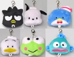 【中古】ぬいぐるみマスコット・ぬいぐるみバッジ 全6種セット 「サンリオキャラクターズ はぴだんぶい ぬいぐるみチャーム」