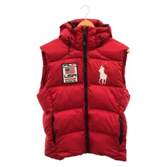【中古】RALPH LAUREN ダウンベスト ビッグポニー サイズS レッド 1486003SPDV ラルフローレン [92]