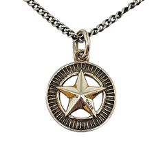 CALEE キャリー 星型ペンダント ネックレス F シルバー メンズ
