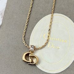 箱付き】【極美品】クリスチャンディオール ネックレス CDロゴ GP