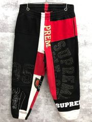 Supreme ニュースプリントパンツ - メルカリ