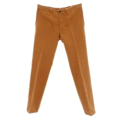 【中古】インコテックス INCOTEX コットン カジュアルスラックスパンツ オレンジブラウン【サイズ34】【メンズ】