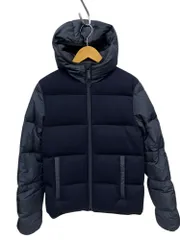 PRADA (プラダ) ダウンジャケット ウール ナイロン切り替え SMC495 44 ネイビー メンズ/028
