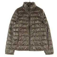 UNIQLO ユニクロ ナイロン 長袖 ウルトラライトダウンジャケット L ブラウン レディース 古着