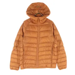 UNIQLO ユニクロ 長袖 ウルトラライトダウンジャケット S オレンジ メンズ 古着