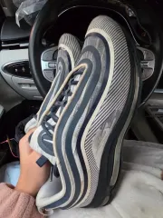 290 NIKE ナイキ エアマックス 97 スニーカー 紺/白