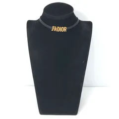 【中古品】Christian Dior クリスチャンディオール J'ADIOR ジャドール ロゴチョーカー ネックレス アクセサリー 【183-260131-na-01-tag】