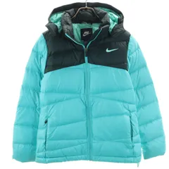 NIKE ナイキ ダウンジャケット L 水色系 レディース 古着