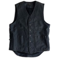 ラングリッツレザー ベスト ブラック Laughty Brand レア - メルカリ