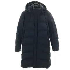 UNIQLO ユニクロ シームレス ダウンコート M ネイビー メンズ 古着