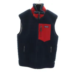patagonia パタゴニア ボアフリース レトロX ベスト S ネイビー 23048FA17 アウトドア メンズ 古着