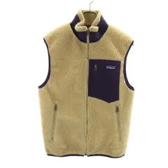 patagonia パタゴニア ボアフリース クラシックレトロX ベスト S ベージュ 23047FA14 アウトドア メンズ 古着
