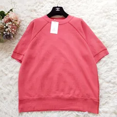 新品　ビューティ&ユース　ユナイテッドアローズ　コットン ラグランショートスリーブ スウェットプルオーバー　BEAUTY&YOUTH UNITED ARROWS　オレンジ　コットン　フリーサイズ