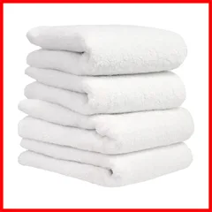 【人気商品】日本製 フェイスタオル ふかふかボリューム 吸水 綿100% ホテルスタイルタオル 無地 泉州タオル 選べる18色 hiorie(ヒオリエ) 4枚セット (オフホワイト)